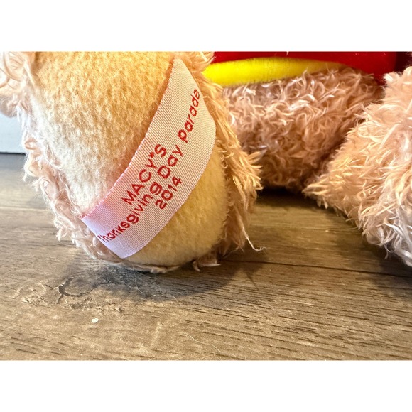 Macy's Thanksgiving Day Parade 2014 Bear Plush Toy by Gund Red Band Uniform - Picture 2 of 7